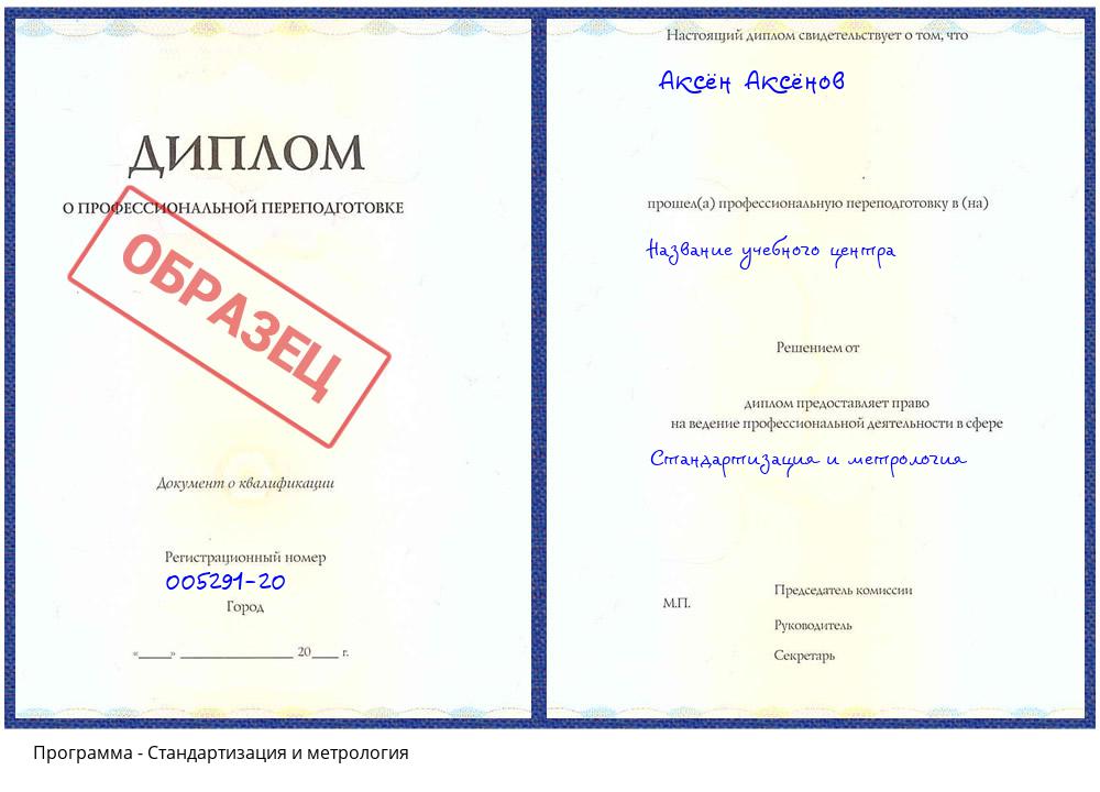 Стандартизация и метрология Свободный